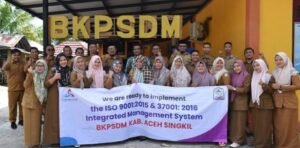 Read more about the article Pelatihan dan Pengembangan ISO 9001 di BKPSDM Kab. Aceh Singkil